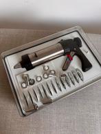 Garneerspuit met verschillende spuitmondjes, Huis en Inrichting, Ophalen of Verzenden, Zo goed als nieuw