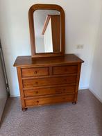Commode met spiegel, Ophalen, Gebruikt, 100 tot 150 cm, 3 of 4 laden