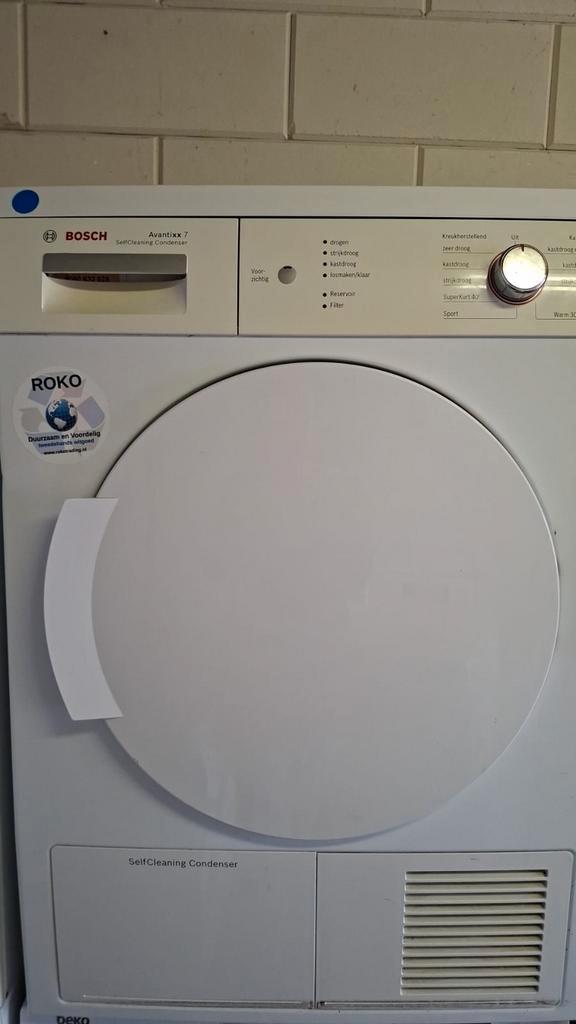 Bosch condens droger 7 kilo kan gebracht worden, Witgoed en Apparatuur, Wasdrogers, Zo goed als nieuw, Condens, Voorlader, 6 tot 8 kg
