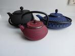 3 gietijzeren theepotten Teaclassix o.a. Kambin, Ophalen, Gebruikt