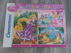 Clementoni Disney Princess puzzels 3x48, 4 tot 6 jaar, Meer dan 50 stukjes, Ophalen of Verzenden, Zo goed als nieuw