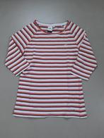 Luhta shirt, 3/4 mouw, ronde hals, streep oranje/wit, mt S, Luhta, Overige kleuren, Ophalen of Verzenden, Maat 36 (S)