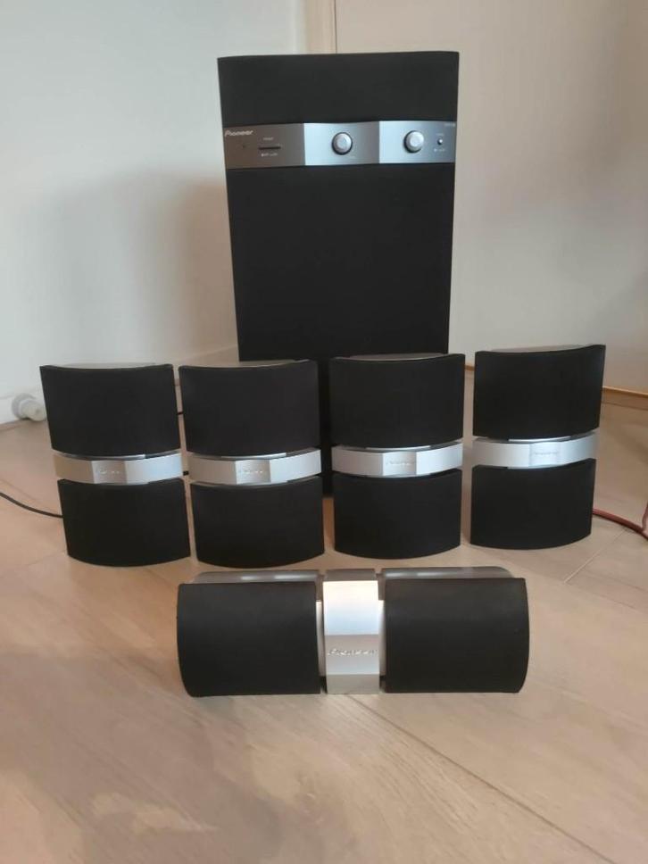Pioneer S-SP50 5.1 Surround set 100 watt, Audio, Tv en Foto, Luidsprekers, Gebruikt, Complete surroundset, 60 tot 120 watt, Overige merken