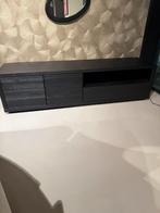 Saalbach Tv meubel Zwart, Ophalen, 150 tot 200 cm, Zo goed als nieuw, Minder dan 100 cm