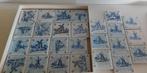 Vintage Delfts Blauwe miniatuur tegels, Ophalen of Verzenden, Zo goed als nieuw, Gebruiksvoorwerp