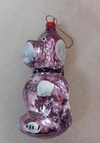 vintage oude kerstbal hond, Ophalen of Verzenden