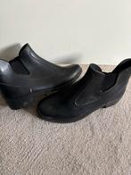 Zwarte korte regenlaars - maat 38, Ophalen of Verzenden, Zo goed als nieuw, Zwart