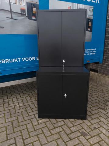 Nieuwe zwarte archiefkasten /draaideurkasten vanaf 119,00 beschikbaar voor biedingen