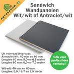 Sandwich/wand nieuwe gelegenheidspartij panelen A en B keus, Ophalen, Nieuw, Hardschuim (Pir), 15 m² of meer