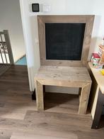 Steigerhout bureautje met krijtbord, Kinderen en Baby's, Kinderkamer | Tafels en Stoelen, Gebruikt, Tafel(s), Ophalen