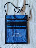 1 klein blauw tasje / portemonnee, 14x18 cm., Ophalen of Verzenden, Gebruikt, Blauw