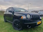Jeep Compass 2.4 2007 Zwart, 450 kg, 74 €/maand, 4 cilinders, Zwart