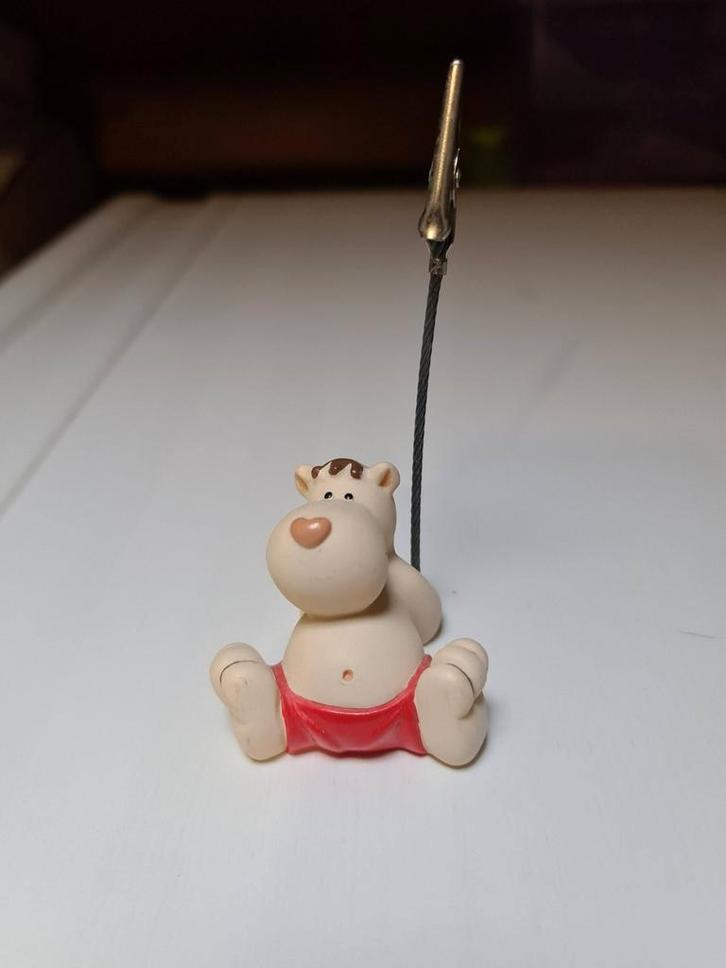 Nici fotohouder fotoklem nijlpaard, Verzamelen, Beren en Cherished Teddies, Nieuw, Beeldje, Overige merken, Ophalen of Verzenden