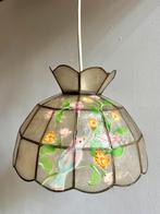 Vintage schelpenlamp, Huis en Inrichting, Lampen | Hanglampen, Ophalen of Verzenden, Gebruikt, 50 tot 75 cm