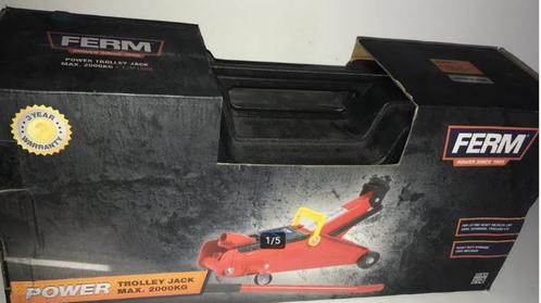 FERM originele rode krik nieuw., Auto diversen, Krikken, Nieuw, Garagekrik, Hydraulisch, Ophalen