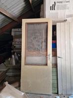 Deur met glasplaat - afbeelding edelhert, Ophalen