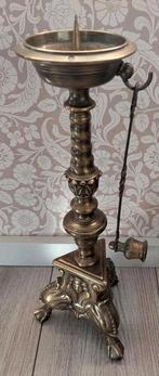 Antieke bronzen/ koperen kandelaar, Ophalen of Verzenden, Koper of Brons