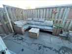 Tuinset van steigerhout, Ophalen, Gebruikt, Bank, Steigerhout