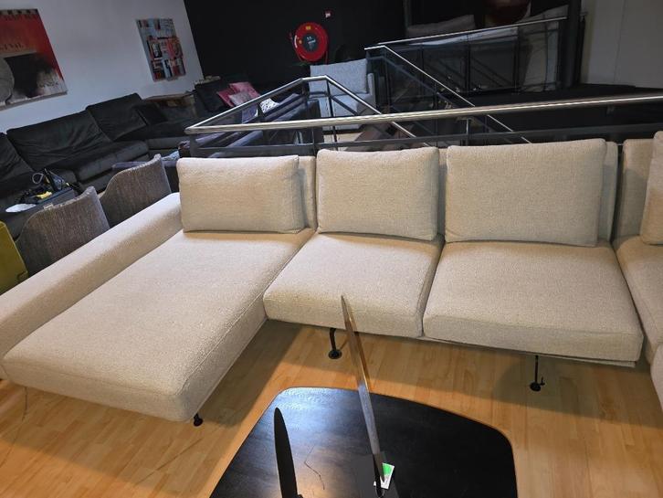 Zico U-bank zandkleur - Passe Partout showroommodel, Huis en Inrichting, Banken | Bankstellen, Zo goed als nieuw, Hoekbank, Vierpersoons of meer