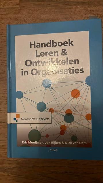 Jan Rijken - Handboek Leren & Ontwikkelen in organisaties beschikbaar voor biedingen
