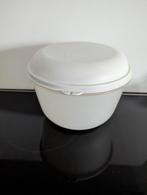 Tupperware slabol met rooster., Huis en Inrichting, Keuken | Tupperware, Ophalen of Verzenden, Zo goed als nieuw, Wit, Schaal