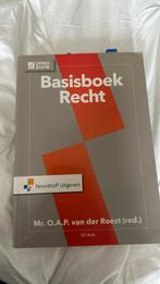 Basisboek Recht, Ophalen of Verzenden, Zo goed als nieuw