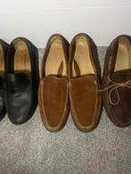 Greve instappers Cognac suède 46 - 46,5  i.z.g.st., Loafers, Bruin, Ophalen of Verzenden, Zo goed als nieuw