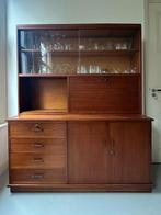 Vintage Retro Mid Century buffetkast / secretaire, Ophalen, Gebruikt, Vintage Mid Century