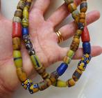 Oude Afrikaanse glazen handelskralen, Sieraden, Tassen en Uiterlijk, Antieke sieraden, Ophalen of Verzenden, Overige materialen