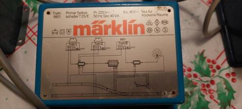 Märklin 6611 is een lichttransformator, Hobby en Vrije tijd, Modeltreinen | H0, Gebruikt, Transformator of Voeding, Wisselstroom