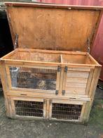 Gebruikt konijnenhok, Dieren en Toebehoren, Knaagdieren en Konijnen | Hokken en Kooien, Ophalen, 90 cm of meer, Hok, 110 cm of meer