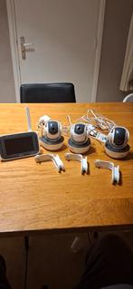 Alecto DVM-200m Babyfoon met 3 Camera's, Kinderen en Baby's, Babyfoons, Ophalen of Verzenden, Gebruikt, Terugspreekfunctie