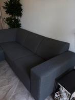 Donkergrijze Hoekbank - Nette Staat - Snel Weg!, Huis en Inrichting, Ophalen, Gebruikt, Hoekbank, 200 tot 250 cm