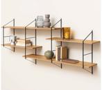 Wandrek met houten planken, Ophalen of Verzenden, Gebruikt