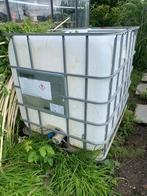 IBC vat -water container, Tuin en Terras, Regentonnen, 150 liter of meer, Ophalen, Zo goed als nieuw, Kunststof
