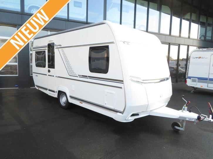 Fendt Bianco Activ 445 SFB, Caravans en Kamperen, Caravans, tot en met 4, 1000 - 1250 kg, Rondzit, Fendt, Frans bed, Overige typen