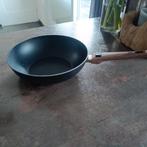 Bardani luxe wokpan 28 cm met afneembaar handvat, Ophalen of Verzenden, Zo goed als nieuw, Wok