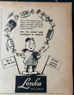 Reclame juli 1949   Lonka melange, Verzamelen, Verzenden, 1940 tot 1960, Gebruikt