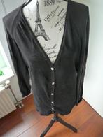 Mooi zwart linnen vest van Pure, maat XL., Pure, Zwart, Maat 46/48 (XL) of groter, Ophalen of Verzenden