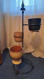 Metalen plantenstandaard, Huis en Inrichting, Woonaccessoires | Overige, Ophalen, Zo goed als nieuw
