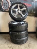 Opel velgen + Continental banden 205/45/17, Auto-onderdelen, Banden en Velgen, 205 mm, Band(en), 17 inch, Gebruikt