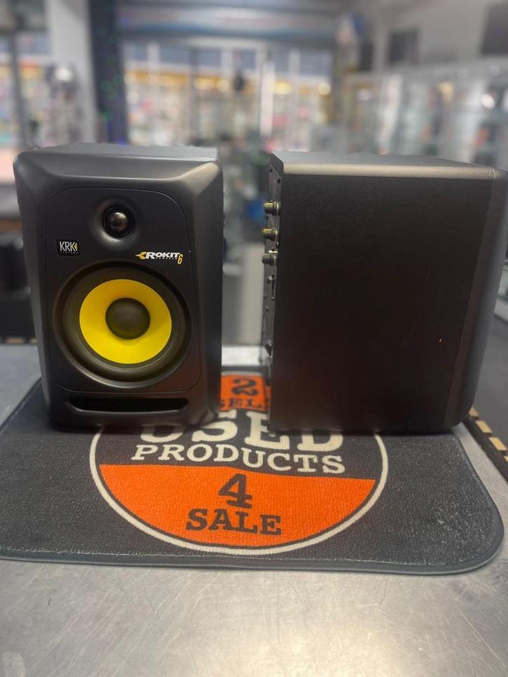 Krk Rokit 6 Studio Monitoren - Set, Audio, Tv en Foto, Luidsprekers, Gebruikt, Front, Rear of Stereo speakers, Overige merken