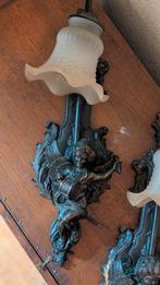 Prachtige antieke wandlampen – Barok/Rococo stijl (set van 2, Ophalen of Verzenden