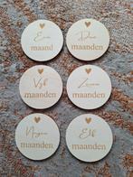 Houten mijlpaalkaartjes - met maanden tot 1 jaar, Ophalen of Verzenden, Nieuw, Jongen of Meisje