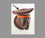 Origineel Bamileke hoofddeksel Kameroen (251107-01), Antiek en Kunst, Kunst | Niet-Westerse kunst, Ophalen of Verzenden