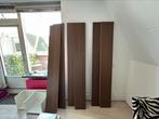 3 x donkerbruine billy boekenkast 40x28x202, Huis en Inrichting, Ophalen, Minder dan 50 cm, 200 cm of meer, Zo goed als nieuw