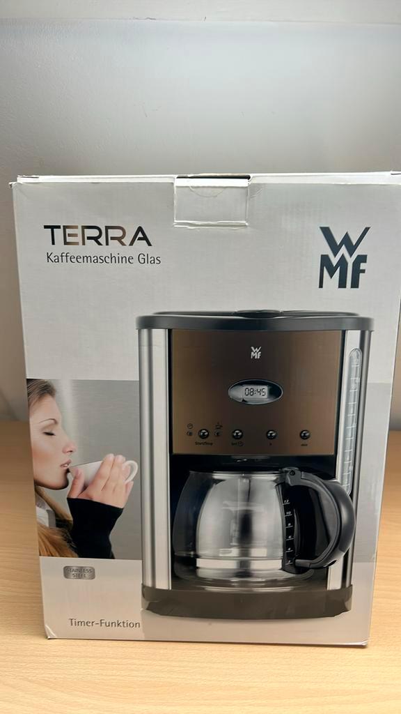 WMF Terra Filter koffiezetapparaat, Witgoed en Apparatuur, Koffiezetapparaten, Zo goed als nieuw, Koffiemachine, 10 kopjes of meer