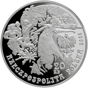 Polen, 20 Zloty 2006, zilver proof, hologram beschikbaar voor biedingen