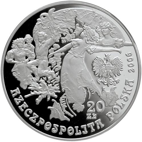 Polen, 20 Zloty 2006, zilver proof, hologram, Postzegels en Munten, Munten | Europa | Niet-Euromunten, Losse munt, Polen, Zilver