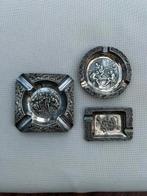 Zilver verzilverde asbak set, Antiek en Kunst, Ophalen of Verzenden, Zilver